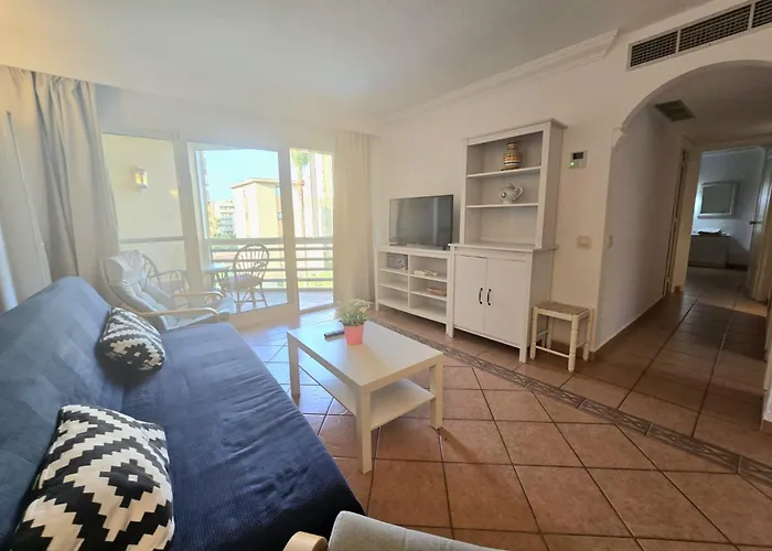 Apartamento Playamar Con Vistas Al Mar Y Piscina A 50 Metros Del Paseo Marítimo *