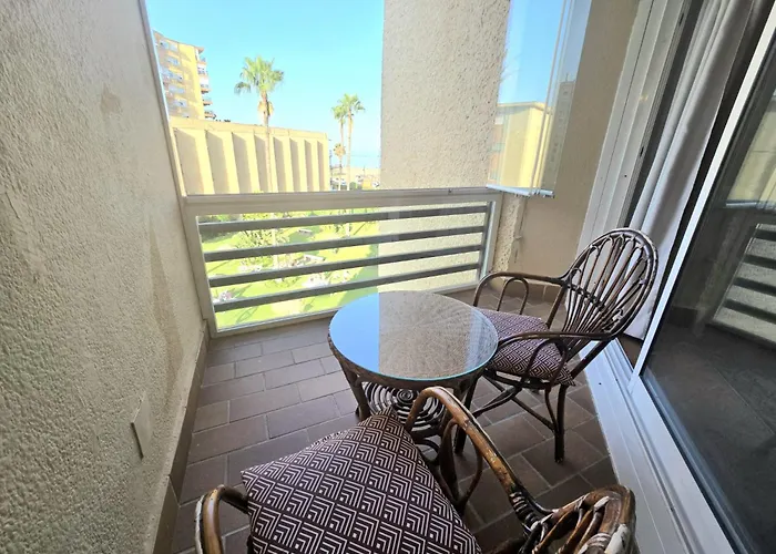 Playamar Con Vistas Al Mar Y Piscina A 50 Metros Del Paseo Maritimo Apartment