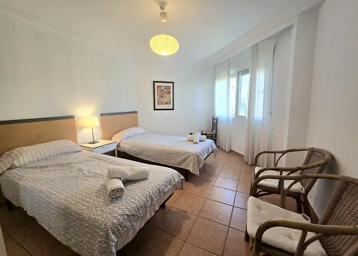 Playamar Con Vistas Al Mar Y Piscina A 50 Metros Del Paseo Marítimo Apartamento