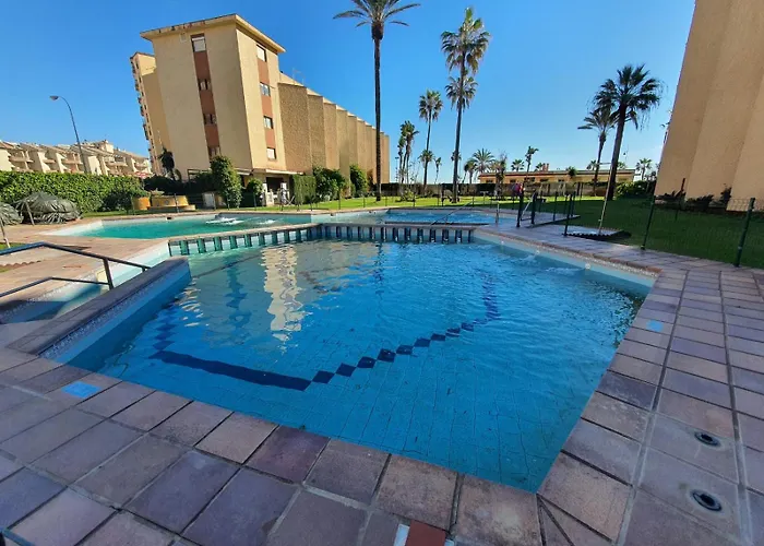 Playamar Con Vistas Al Mar Y Piscina A 50 Metros Del Paseo Marítimo Apartamento *